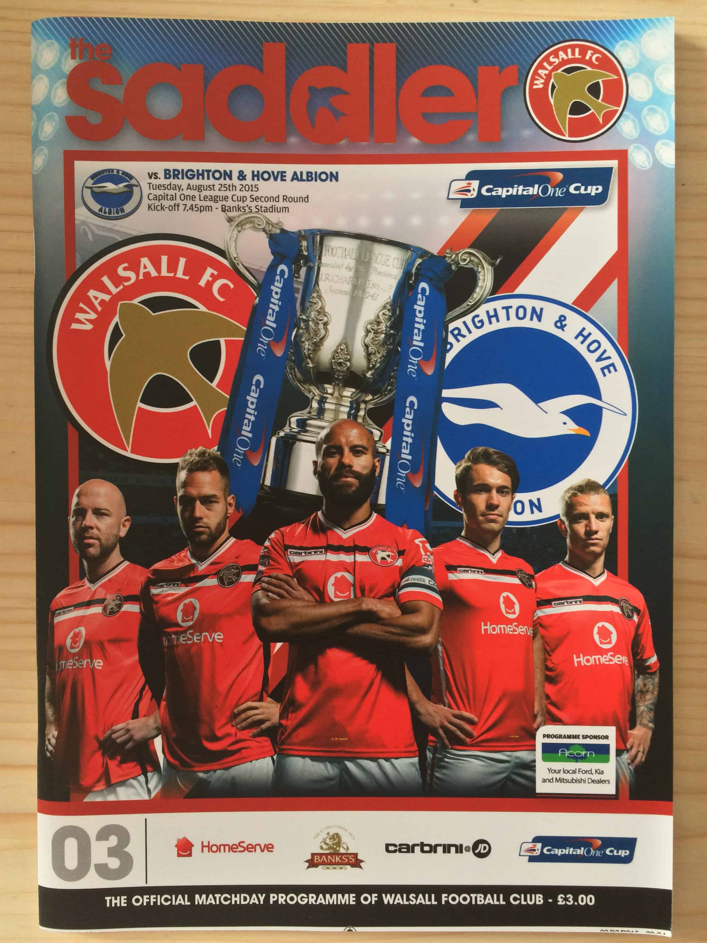 Walsall FC v Brighton & Hove Albion FC